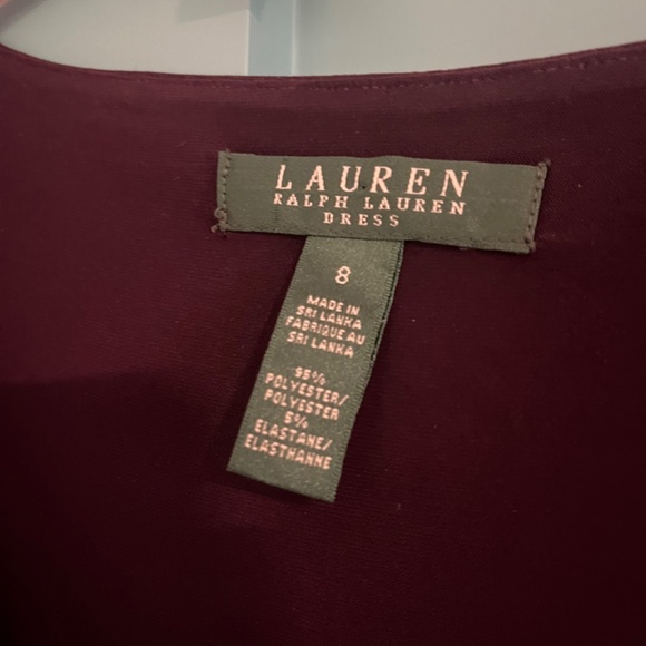 Maroon Ralph Lauren Dress - Picture 3 of 5
